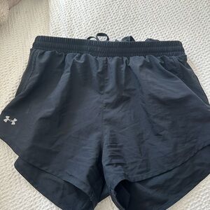 under armour athletic shorts, size medium